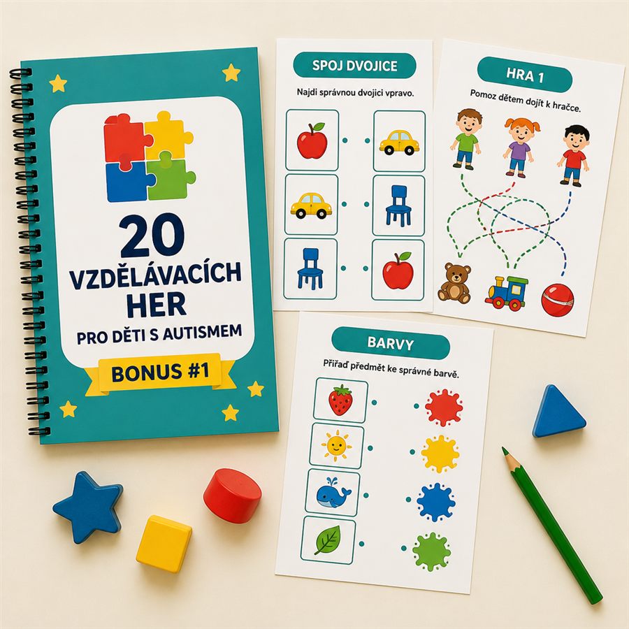Bonus 1 — 20 vzdělávacích her pro děti s autismem