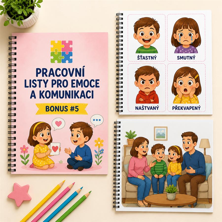 Bonus 5 — Pracovní listy pro emoce a komunikaci